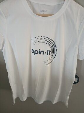 Spin it Women's tee shirt size M